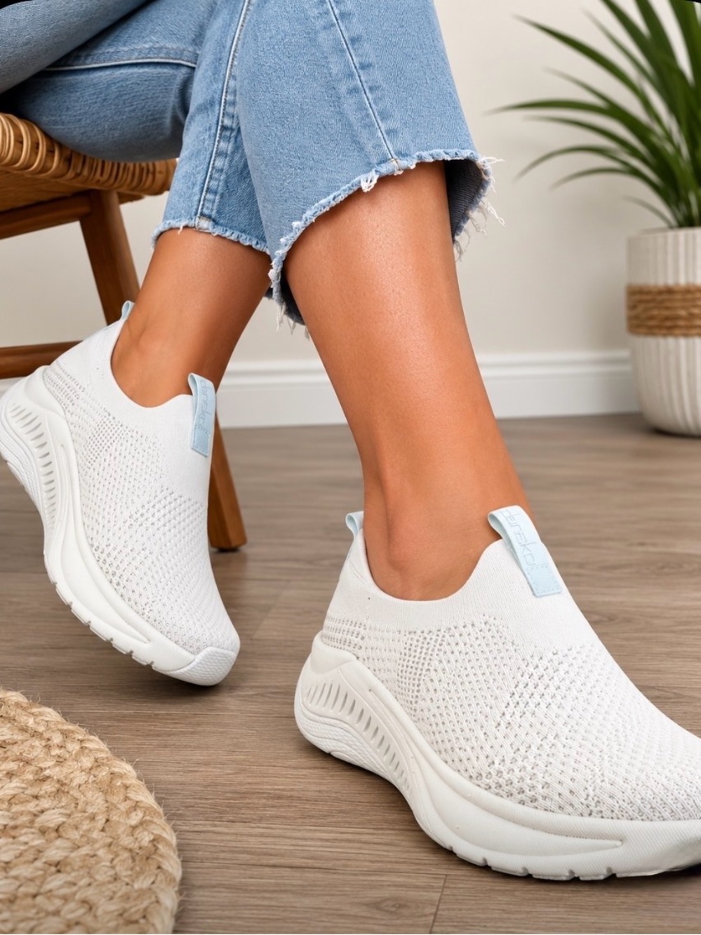 Women's Dansko Pep Knit White Casual Slip-On Shoes Sz 38 US 7.5-8 NIB